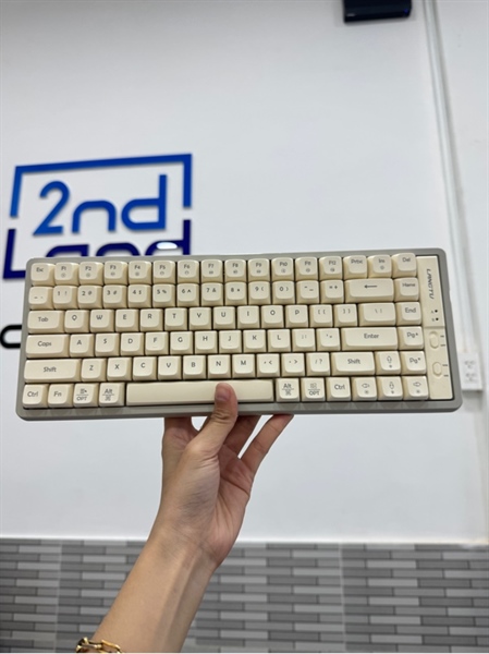 Bàn phím Langtu GK85 - 1 mode bản dây - Màu trắng - Ngoại hình 98% - Body