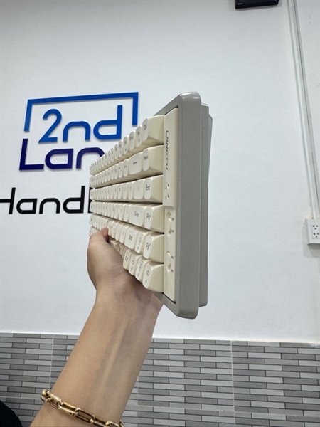 Bàn phím Langtu GK85 - 1 mode bản dây - Màu trắng - Ngoại hình 98% - Body 1