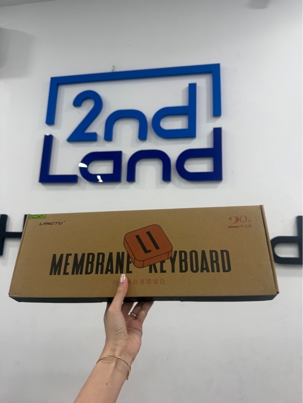Bàn Phím Langtu L1 Wireless Single Keyboard - Mode wireless - Màu xanh lá - Ngoại hình 98% - Kèm Box , dây sạc