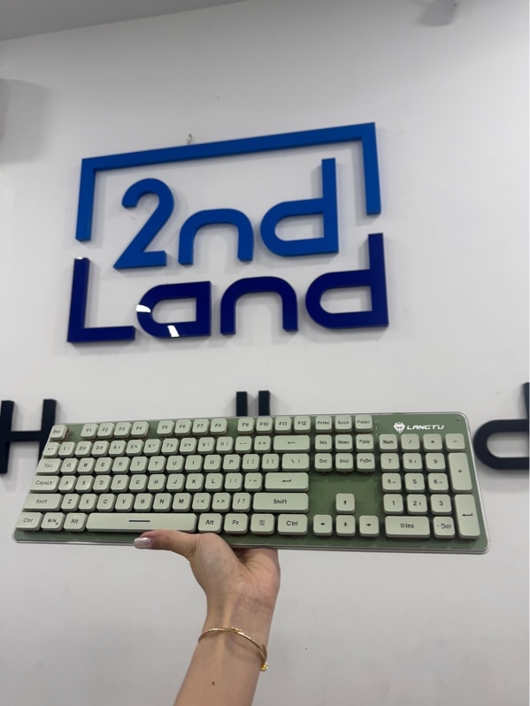 Bàn Phím Langtu L1 Wireless Single Keyboard - Mode wireless - Màu xanh lá - Ngoại hình 98% - Kèm Box , dây sạc