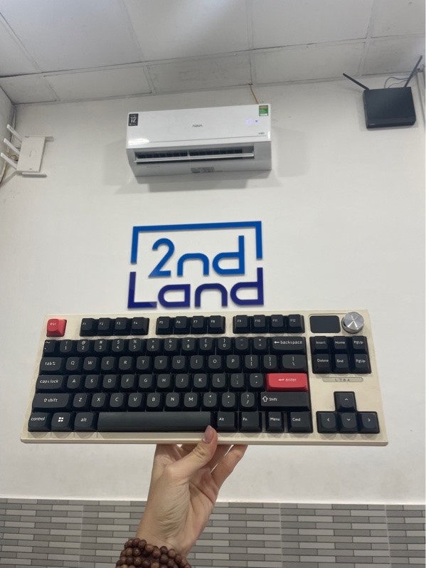 Bàn phím Langtu lt84 - 3 mode - Màu be - Ngoại hình: 96% - Mất receiver - Body