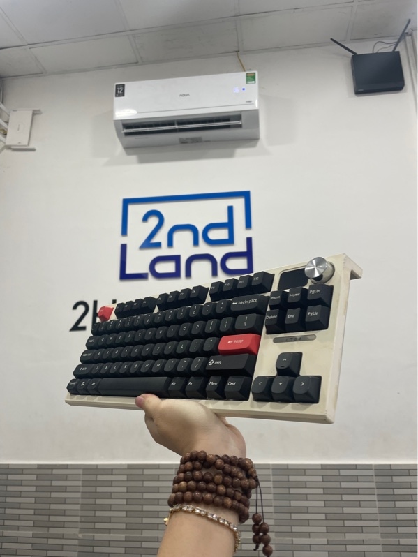 Bàn phím Langtu lt84 - 3 mode - Màu be - Ngoại hình: 96% - Mất receiver - Body