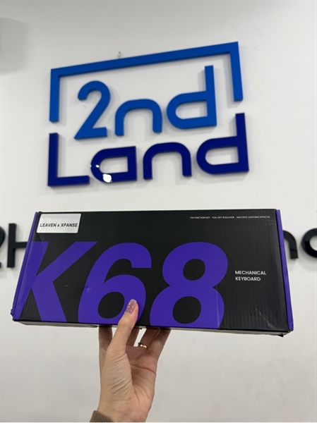 Bàn phím Leaven K68 Xpanse - RGB - 3 mode - Màu đen - Ngoại hình 98% - FullBox