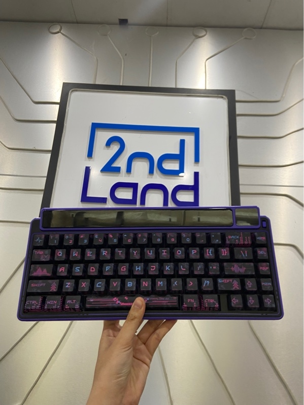 Bàn phím Leobog Amg65 - Màu tím đen - Ngoại hình: 98% - FullBox