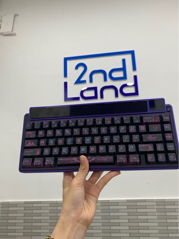 Bàn phím Leobog AMG65 - Màu tím đen - Ngoại hình: 98% - Fullbox