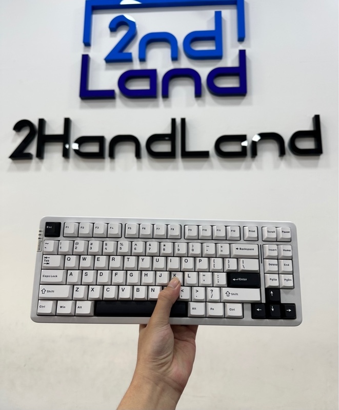 Bàn phím Leobog Hi86 - 3 mode kết nối - Màu trắng - Ngoại hình 97% - Kèm box + Reciver + Dây kết nối