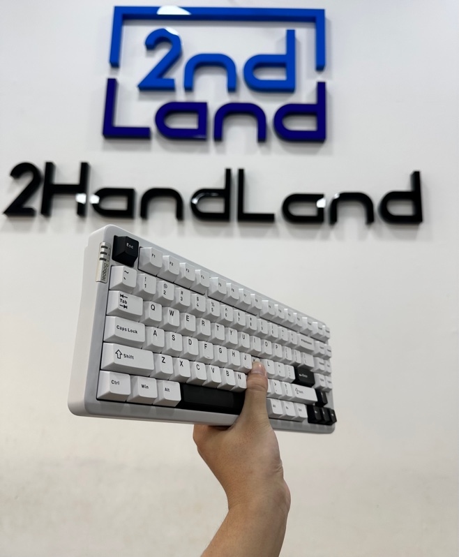 Bàn phím Leobog Hi86 - 3 mode kết nối - Màu trắng - Ngoại hình 97% - Kèm box + Reciver + Dây kết nối