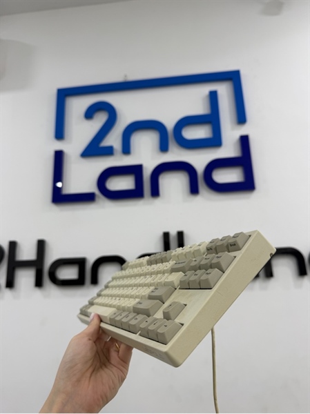 Bàn phím Leopold FC750R BT PD - 1 mode dây - Blue Switch - Màu trắng xám - Ngoại hình 97% - Ố vàng - Kèm dây 1