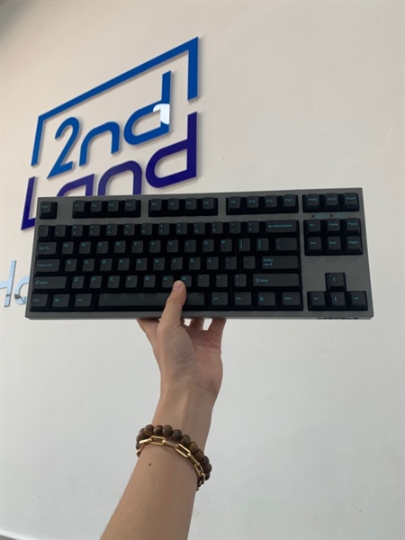 Bàn phím LeoPold FC750RBT - 2 mode dây + bluetooth - Màu xanh xám - Ngoại hình: 98% - Body