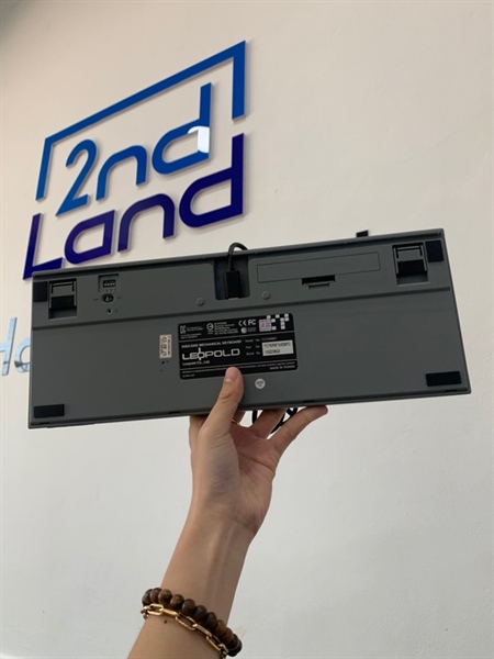 Bàn phím LeoPold FC750RBT - 2 mode dây + bluetooth - Màu xanh xám - Ngoại hình: 98% - Body 2