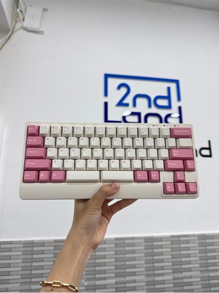 Bàn phím LeoPold PC 650MDS PD - 1 mode dây - Màu trắng hồng - Ngoại hình 98% - Fullbox 1