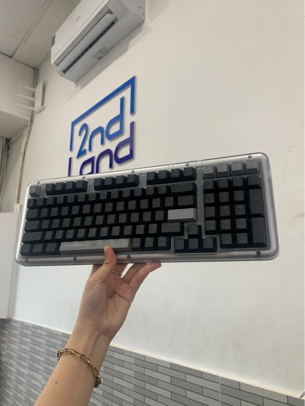 Bàn phím Logitech Alto Keys K98M - 2 Mode (2.4GHz + Bluetooth) - Màu trắng - Ngoại hình: 97% - Fullbox