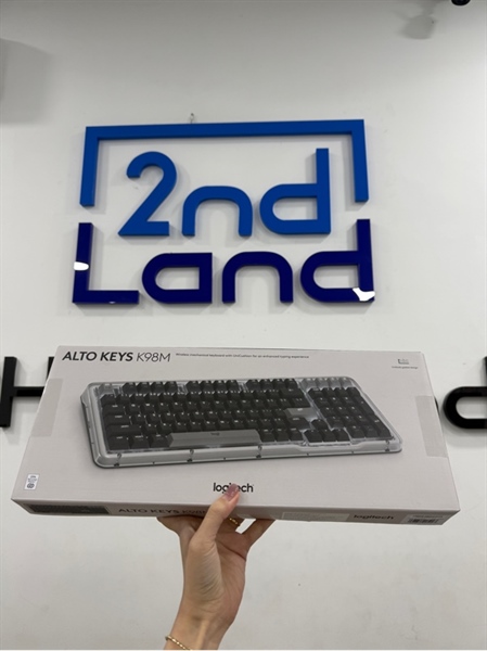 Bàn phím Logitech Alto Keys K98M - Màu trắng - Ngoại hình 100% - Newseal
