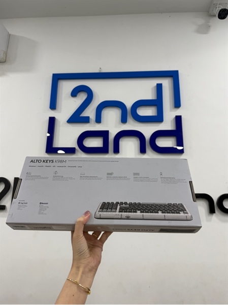 Bàn phím Logitech Alto Keys K98M - Màu trắng - Ngoại hình 100% - Newseal 1