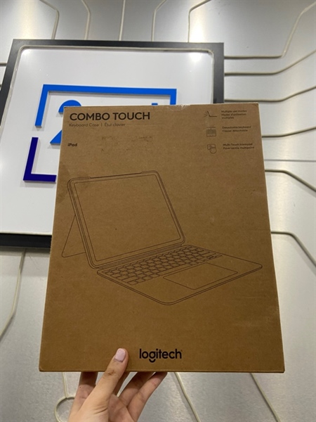 Bàn phím Logitech Combo Touch For iPad Pro 12.9 inch 2021 - Màu đen - Ngoại hình: 98% - FullBox 2