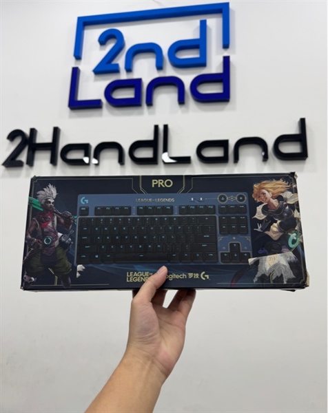 Bàn phím Logitech G Pro League Of Legends - 1 mode : dây - Màu xanh - Ngoại hình 97% - Box + dây 3