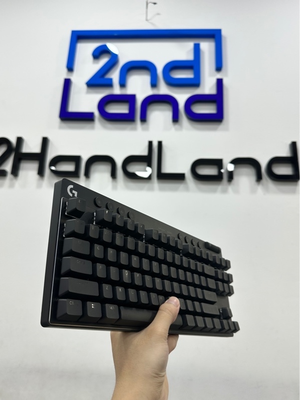 Bàn phím Logitech G Pro X TKL Light Speed Tactile - 3 mode : dây , dongle , bluetooth - Màu đen - Ngoại hình 98% - Kèm box + Túi đựng + Dây kết nối + Dongle + Reciver