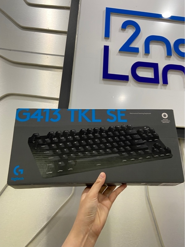 Bàn phím Logitech G413 TKL SE - 1 mode dây - Màu đen - Ngoại hình: 98% - Kèm Box