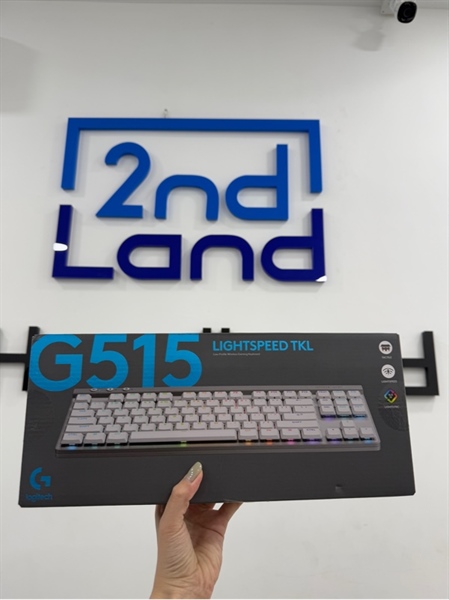 Bàn phím Logitech G515 Lightspeed TKL - Màu trắng - Ngoại hình 97% - FullBox