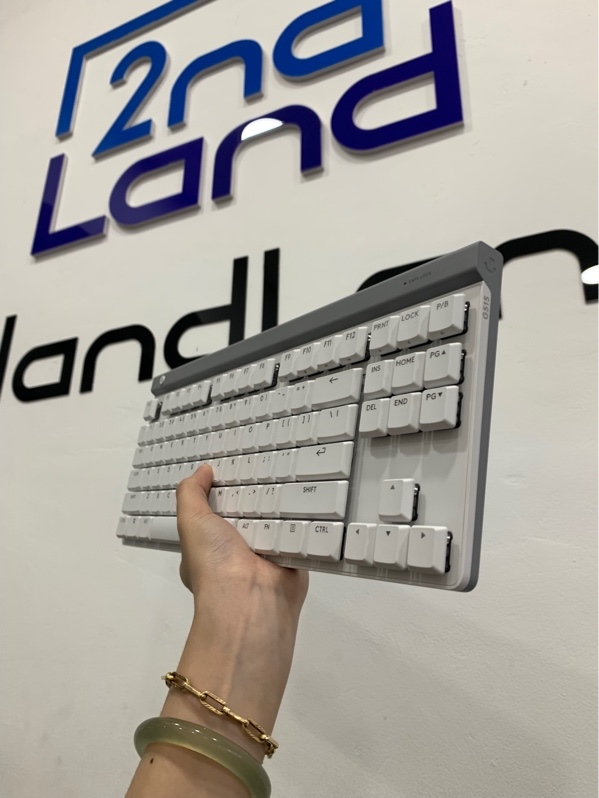 Bàn phím Logitech G515 Rapid TKL - 1 mode dây - Màu trắng - Ngoại hình: 98% - Fullbox