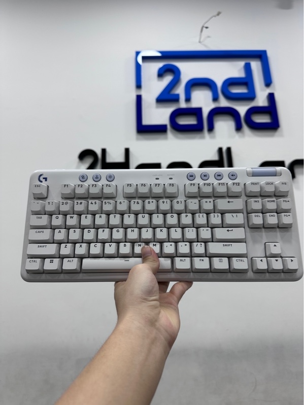 Bàn phím Logitech G715 Lightspeed - 2 mode : Receiver, bluetooth - Màu trắng - Ngoại hình 97% - Kèm receiver
