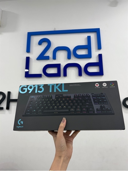Bàn phím Logitech G913 TKL - 3 mode - Red Switch - Màu đen - Ngoại hình 97% - Mòn phím nhẹ - FullBox