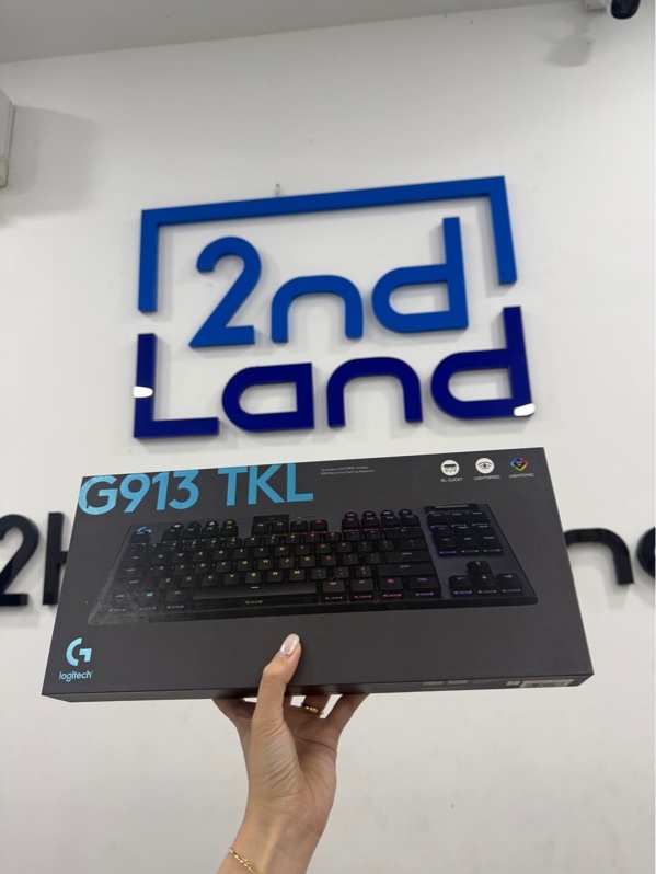 Bàn phím Logitech G913 TKL - Màu đen - Ngoại hình 97% - Phím mòn - FullBox