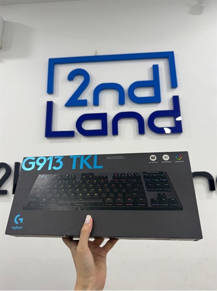 Bàn phím Logitech G913TKL - Switch GL Tactile - Màu đen - Ngoại hình 97% - Phím mòn - FullBox