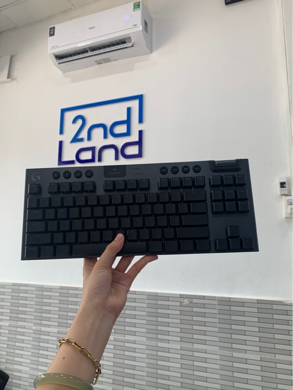 Bàn phím Logitech G915X Light Speed TKL - 3 mod - Màu đen - Ngoại hình: 98% - Fullbox