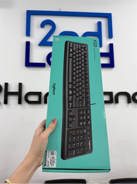 Bàn phím Logitech K120 - Màu đen - Ngoại hình 98% - Box
