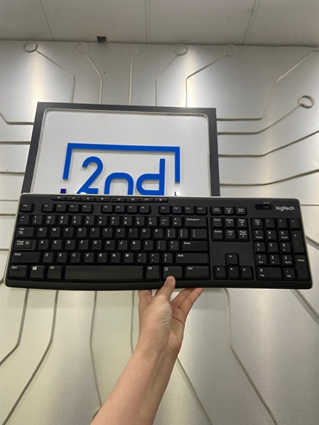 Bàn phím Logitech K270 - Màu xám đen - Ngoại hình: 97% - Kèm Receiver