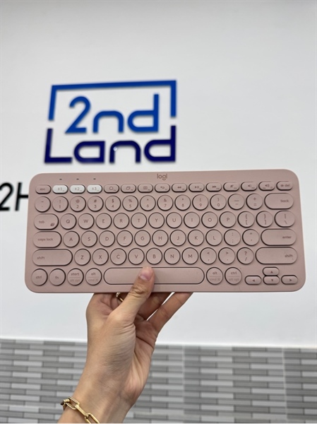 Bàn phím Logitech K380 - 1 mode bluetooth - Màu hồng - Ngoại hình 97% - Body