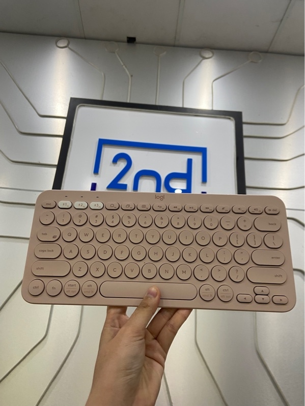 Bàn phím Logitech K380 - 1 mode : Bluetooth - Màu hồng - Ngoại hình: 98% - Body