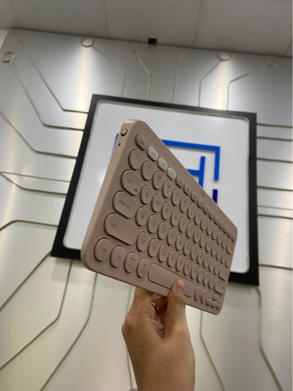 Bàn phím Logitech K380 - 1 mode : Bluetooth - Màu hồng - Ngoại hình: 98% - Body