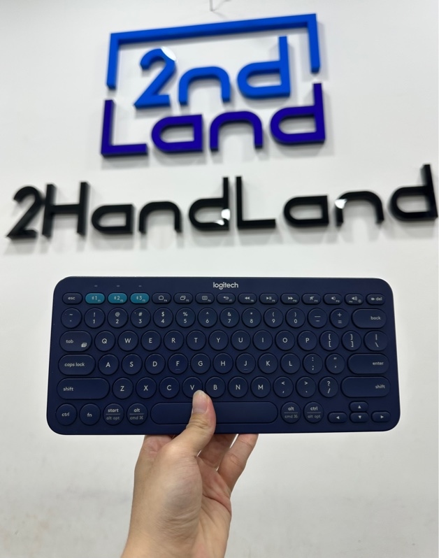Bàn phím Logitech K380 - 1 mode: bluetooth - Màu xanh - Ngoại hình 97% - Body