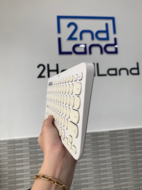 Bàn phím Logitech K380 - Màu trắng - Ngoại hình: 97% - Ố - Box