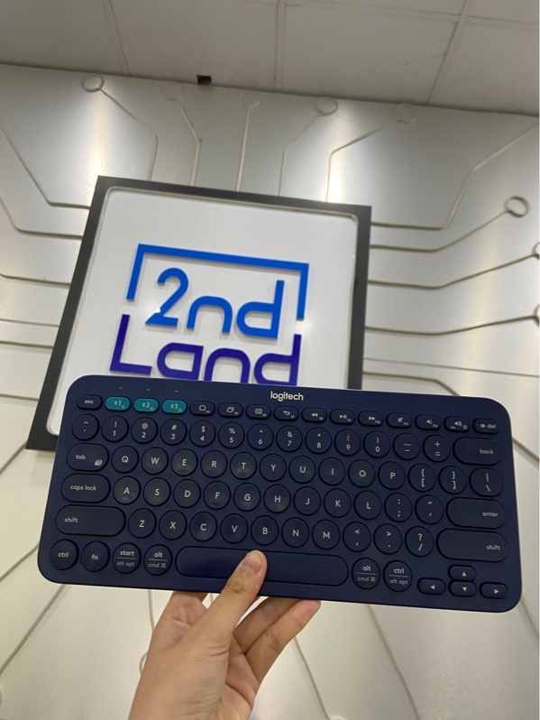 Bàn phím Logitech K380 - Y-R-0056 - 1 Mode: Bluetooth - Màu xanh - Ngoại hình: 98% - Body