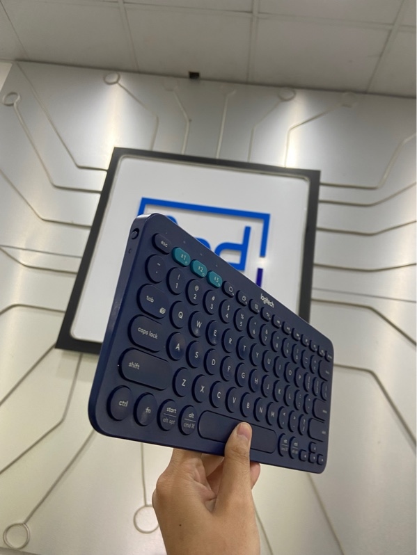 Bàn phím Logitech K380 - Y-R-0056 - 1 Mode: Bluetooth - Màu xanh - Ngoại hình: 98% - Body
