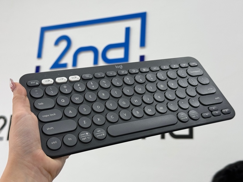 Bàn phím Logitech K380S Pebble 2 - Đen - 1mode - bluetooth - 98% - Kèm túi 1