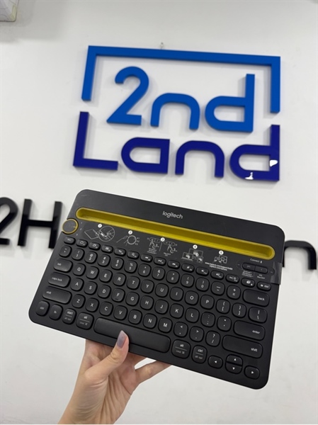 Bàn phím Logitech K480 - 1 mode bluetooth - Màu đen vàng - Ngoại hình 98% - Body 1