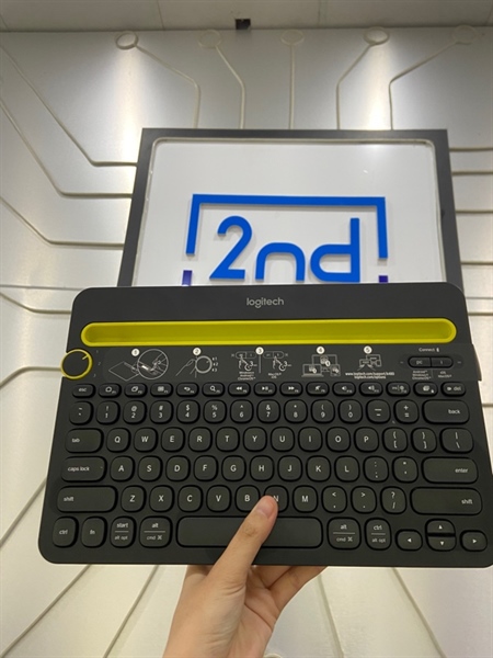 Bàn phím Logitech K480 - Màu đen - Ngoại hình: 98% - Body