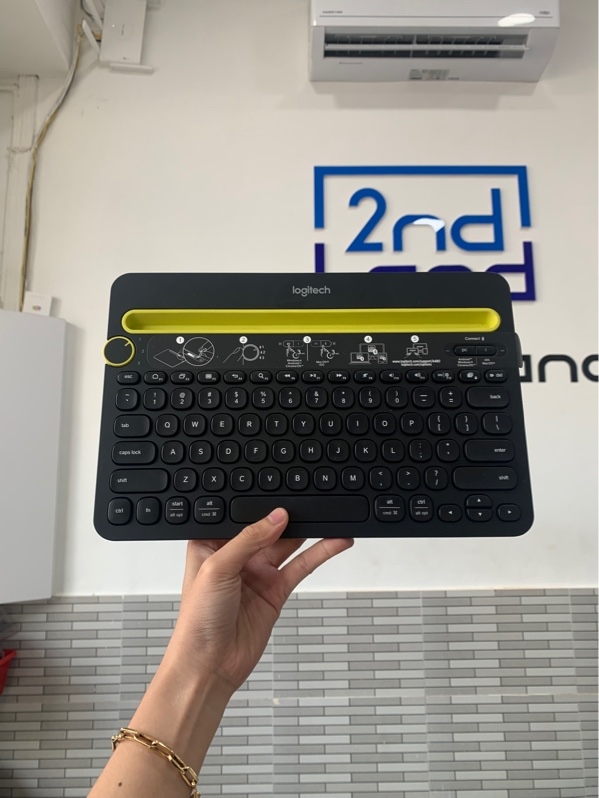 Bàn phím Logitech K480 - Màu đen - Ngoại hình: 98% - Body