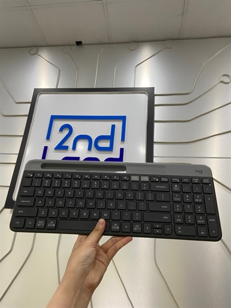 Bàn phím Logitech K580 - Màu xám - Ngoại hình: 98% - Kèm receiver