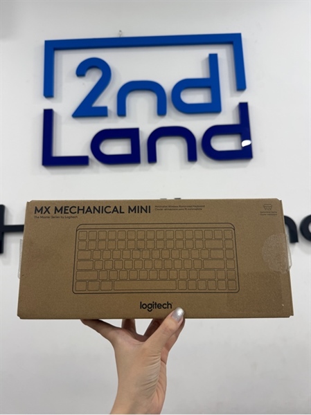 Bàn phím Logitech Mechanical Mini for Mac - Màu xám - Ngoại hình 98% - Kèm Box , dây , receiver