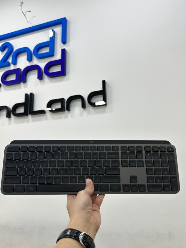 Bàn phím Logitech MX Keys S for mac - 1 mode : bluetooth - Màu xám đen - Ngoại hình 97% - Fullbox