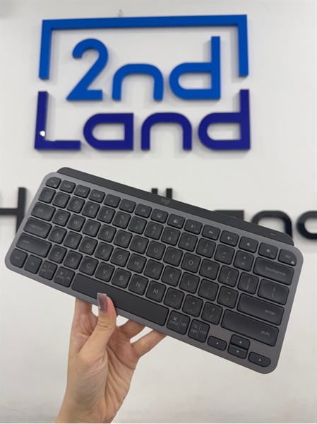 Bàn phím Logitech MXkeys mini - Màu xám - Ngoại hình 99% - Kèm Box , 1 dây usb-c 2
