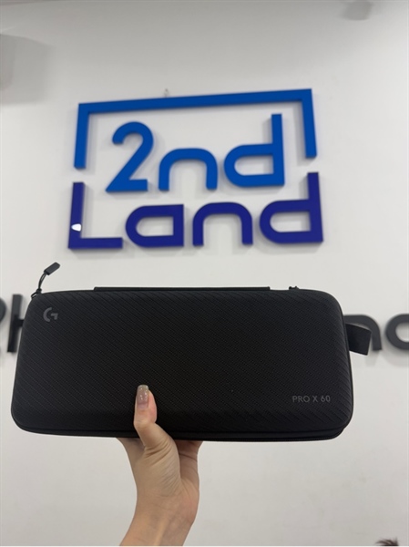 Bàn phím Logitech Pro X 60 - 3 mode - Màu hồng - Ngoại hình 98% - Kèm túi đựng , mất receiver , dây kết nối