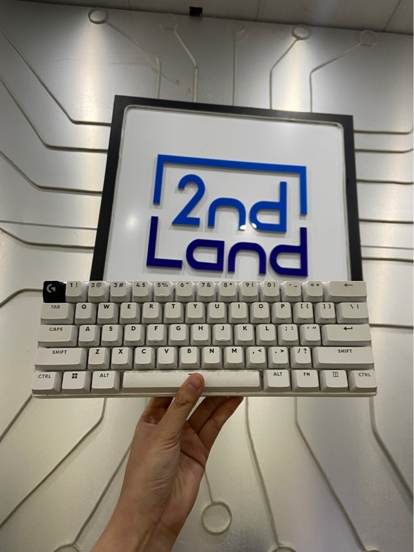 Bàn phím Logitech Pro X 60 Lightspeed - 3 mode (Dây, Receiver, Bluetooth) - Màu trắng - Ngoại hình: 97.5% - Dơ keycap - FullBox
