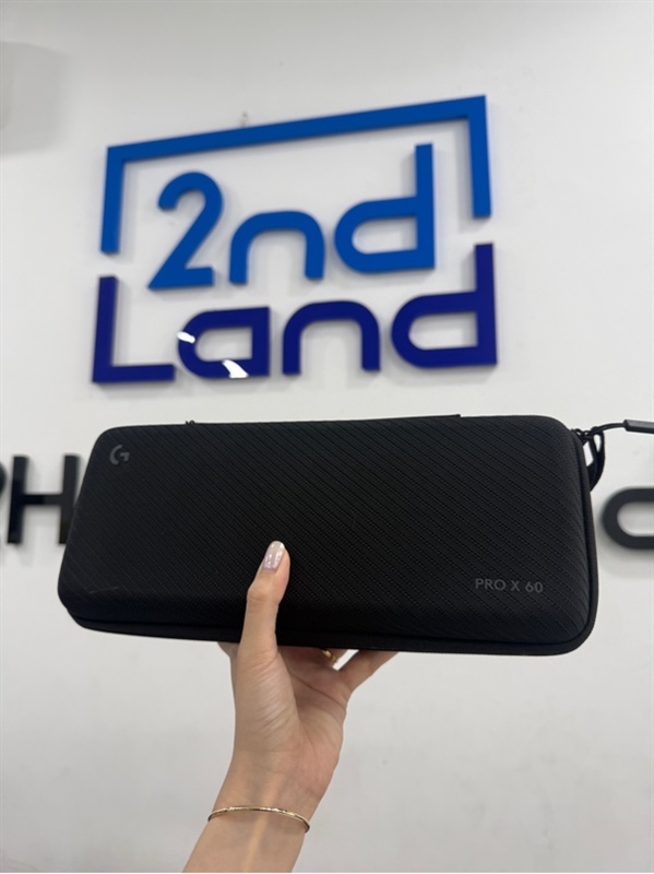 Bàn phím Logitech Pro X 60 lightspeed tactile - Màu đen - Ngoại hình 98% - Kèm túi ,dây ,dongle ,receiver ,keycap