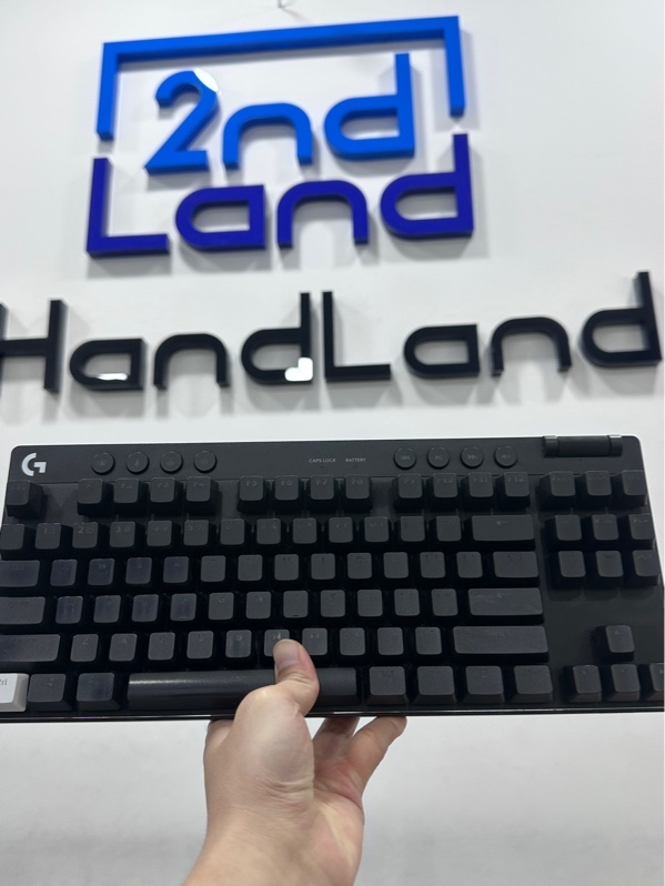 Bàn phím Logitech Pro X TKL - 3 mode: dây, Receiver, Bluetooth - Màu đen - Ngoại hình 97 % - Đã thay 1 Keycap - Kèm túi đựng + Box + Receiver + Dây + Dongle